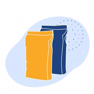 Активированный уголь кокосовый фракция 6х12 (1.7-3.4 мм)