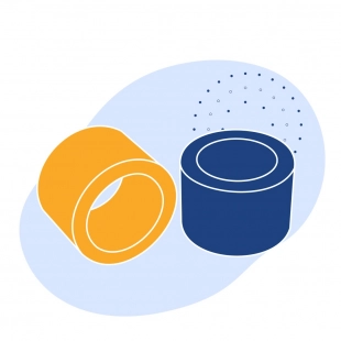 Втулка бронзовая 45 мм БРАЖМЦ10-3-1