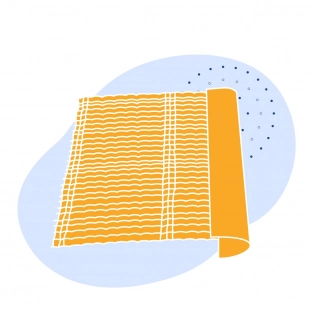 Сито с фальцами квадратная ячейка 30x5 мм