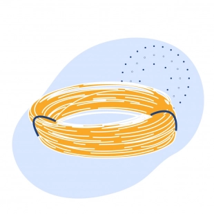 Кабель монтажный неэкранированный 7х0.35 мм2 МКШМ многожильный