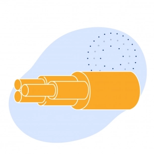 Погружной кабель 4x2.5 мм2 КИФСБП ГОСТ Р 51777-2001