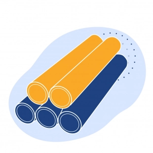 Труба нержавеющая хромированная 220х14 мм 08Х20Н14С2 ГОСТ 9941-81