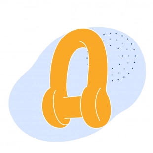 Скоба концевая с коническим штифтом ГОСТ 228-79 62 мм