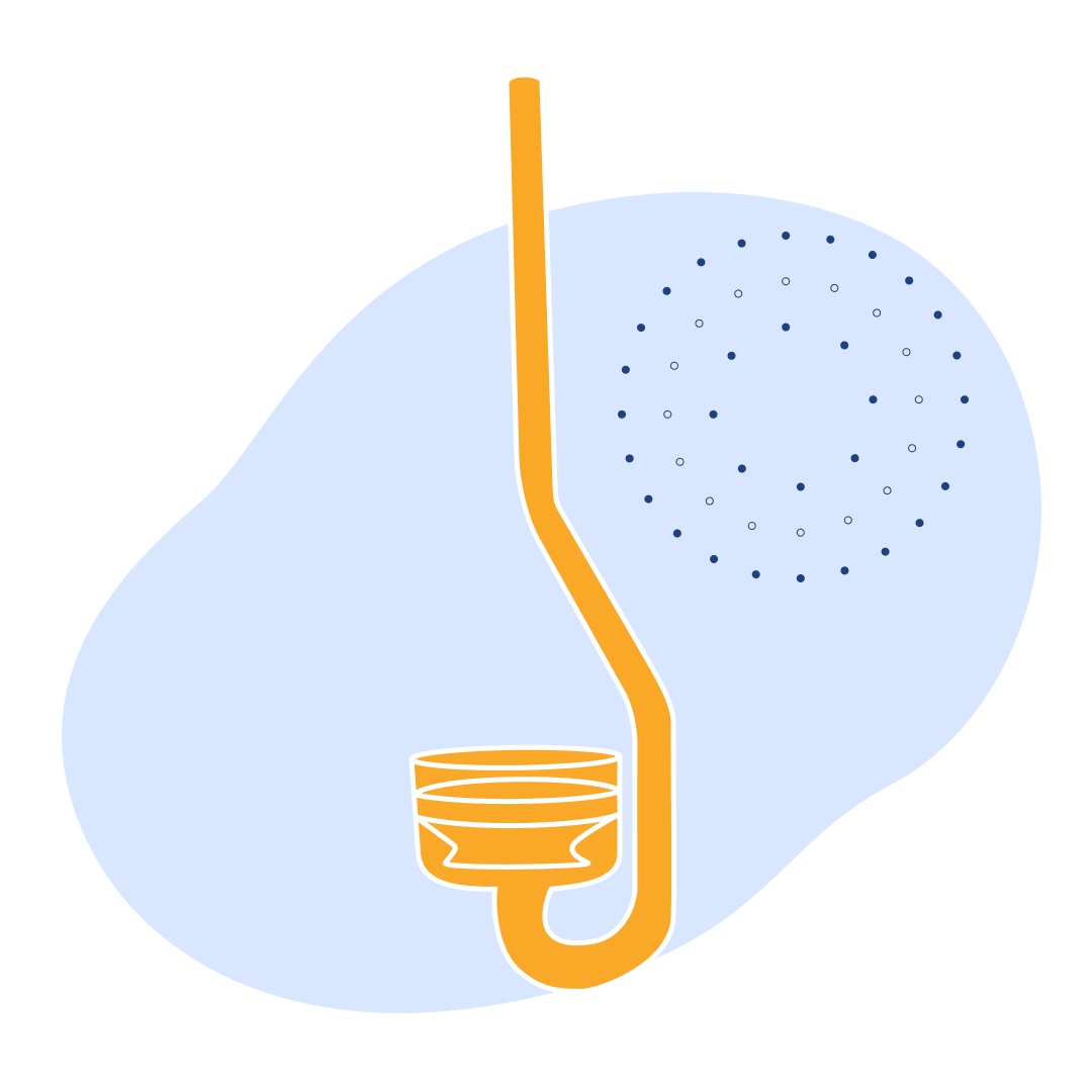 Газопромыватель ГФП-40 пор-100 мкм 40х200 мм