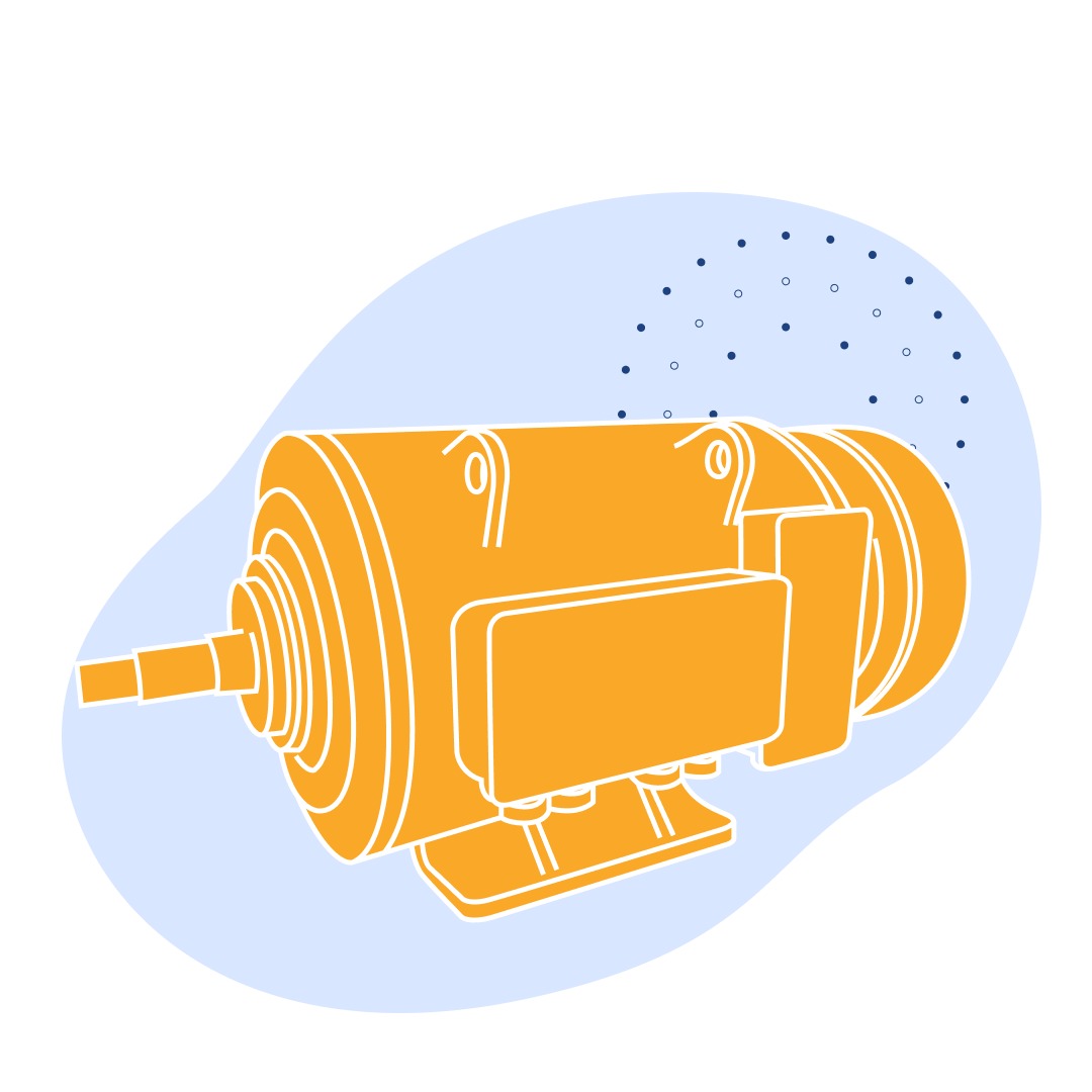 Судовой электродвигатель МАП422-4/6/12 215 кг