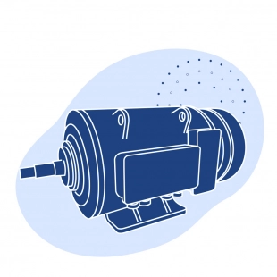 Судовой электродвигатель МАП521-4/8/16 435 кг