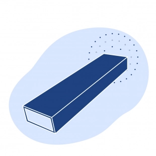 Труба стальная профильная прямоугольная 380х220х8 мм 09Г2С ГОСТ 32931-2015