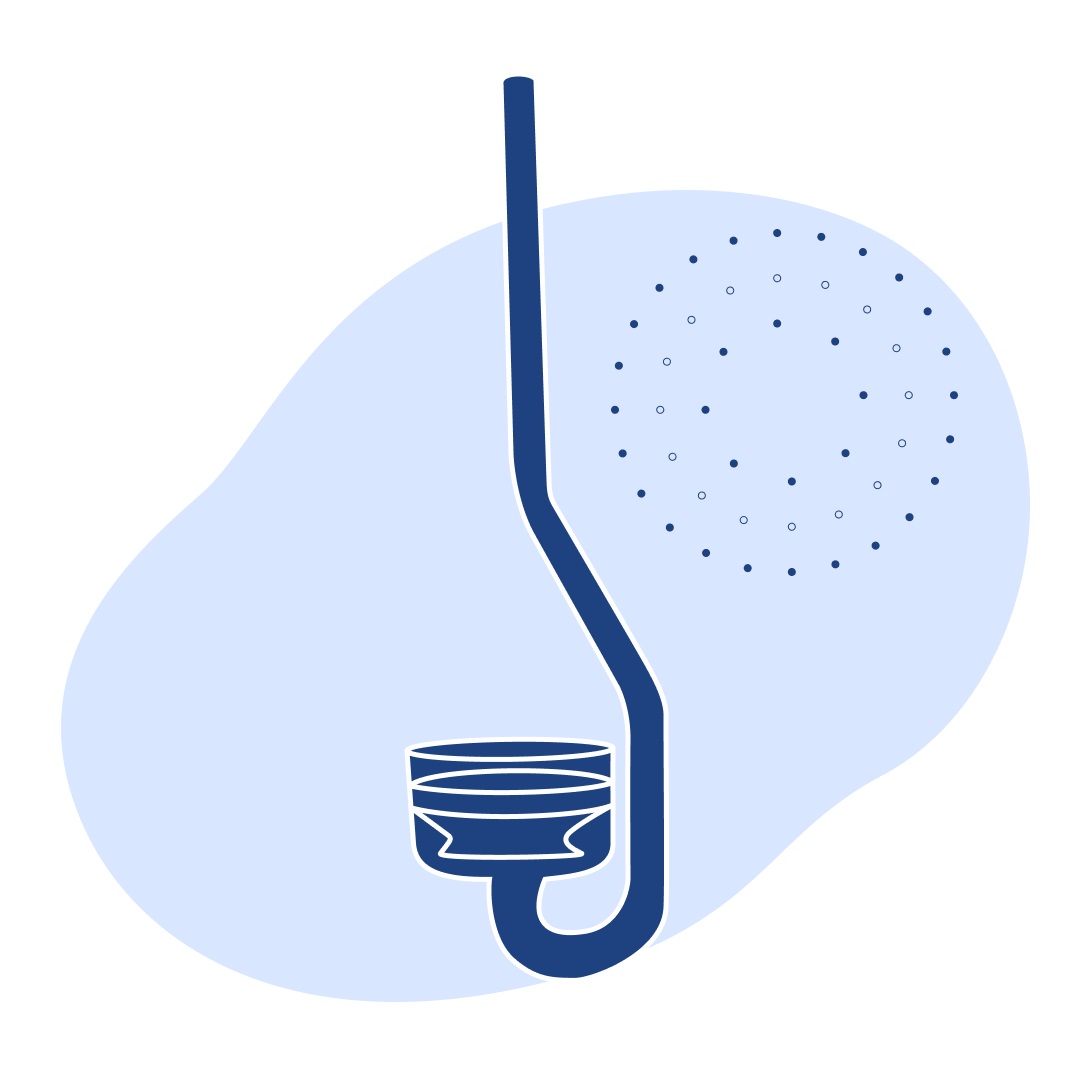 Газопромыватель ГФП-40 пор-100 мкм 40х200 мм