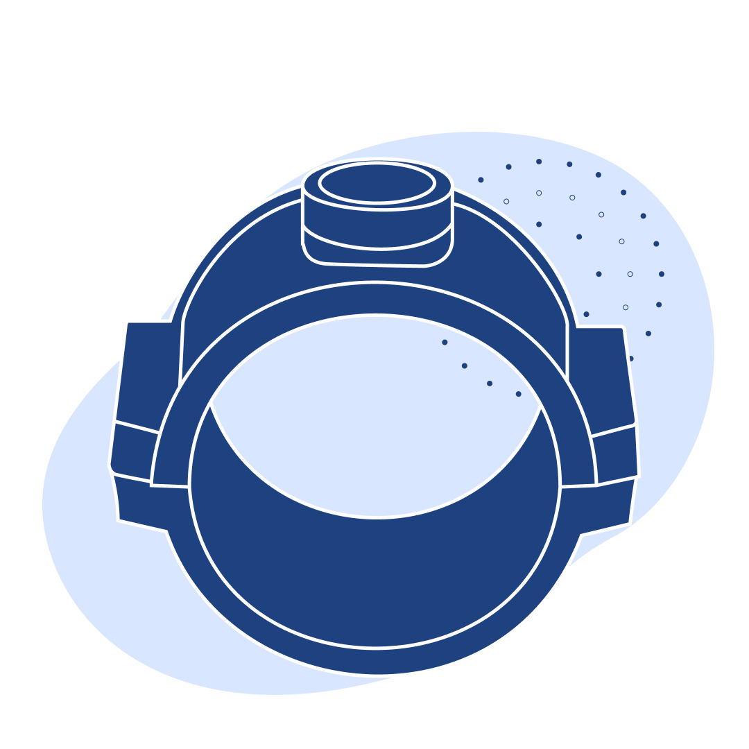 Хомут ПНД Ду 90 мм