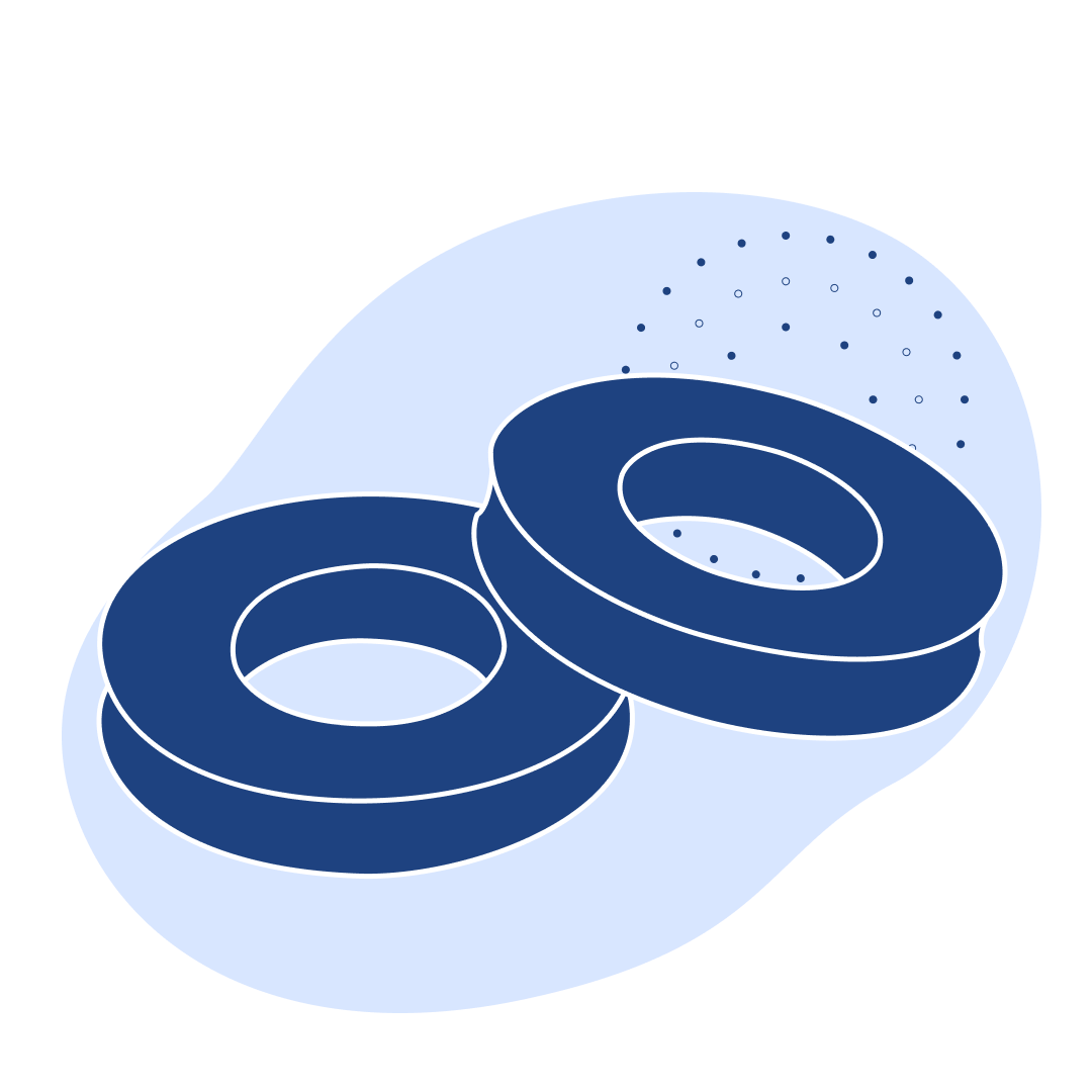 Резиновая прокладка ДУ 300 мм